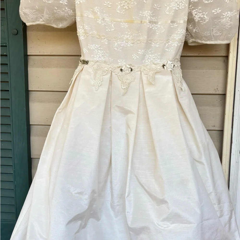 Vintage Bonnie Jean New York Girl's Wedding Flower Girl Bridesmaid Dress